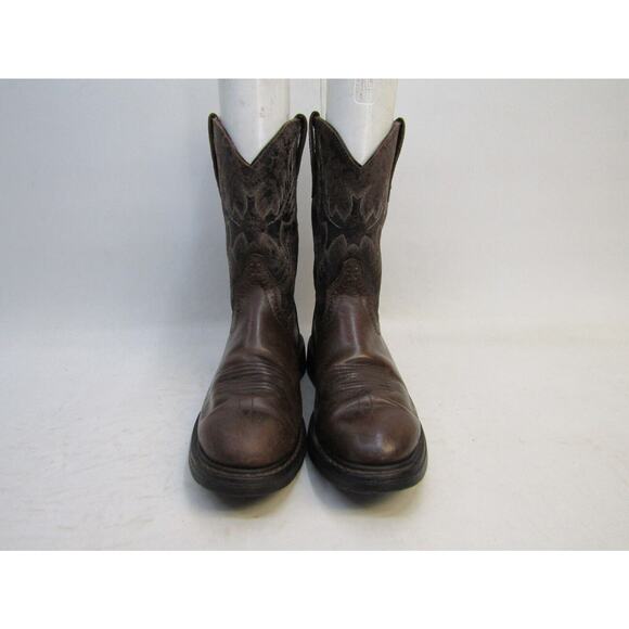 Ariat Mens Size 9.5 D Brown Leather Work Cowboy Western Boots main image 11